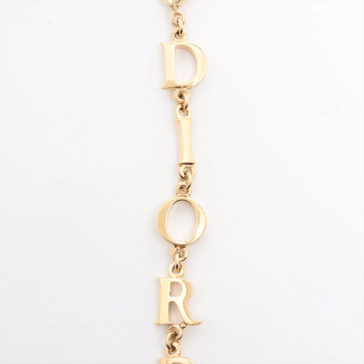 クリスチャンディオール ロゴ ブレスレット GP ゴールド DIOR