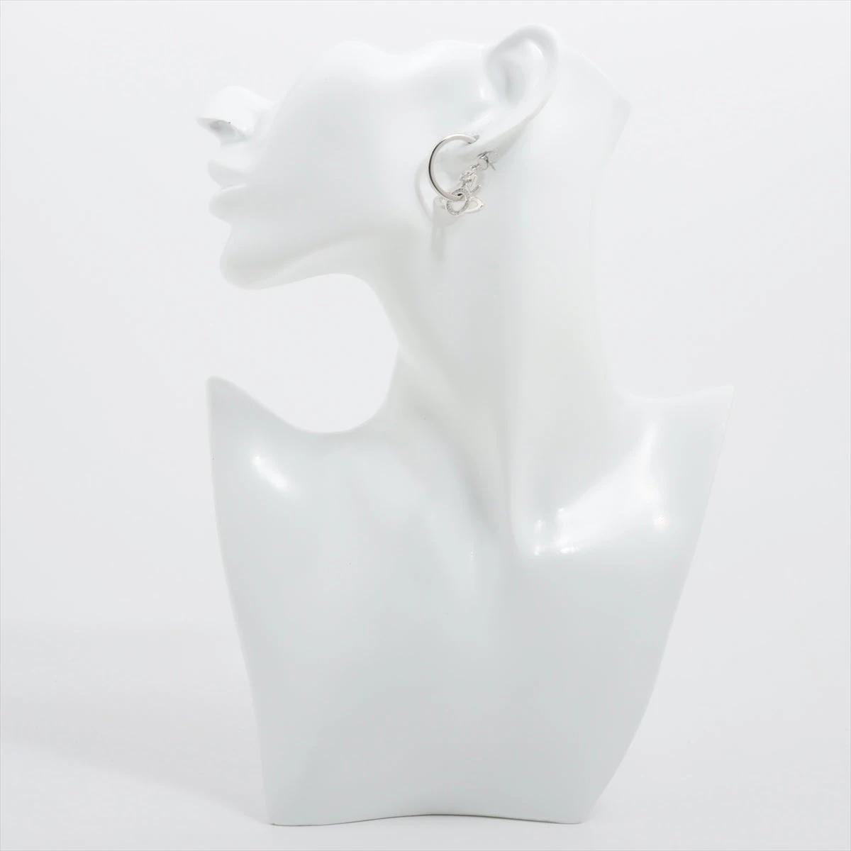 希少✨極美品✨ ヴィヴィアン ピアス 両耳 オーブ ハート 金×銀