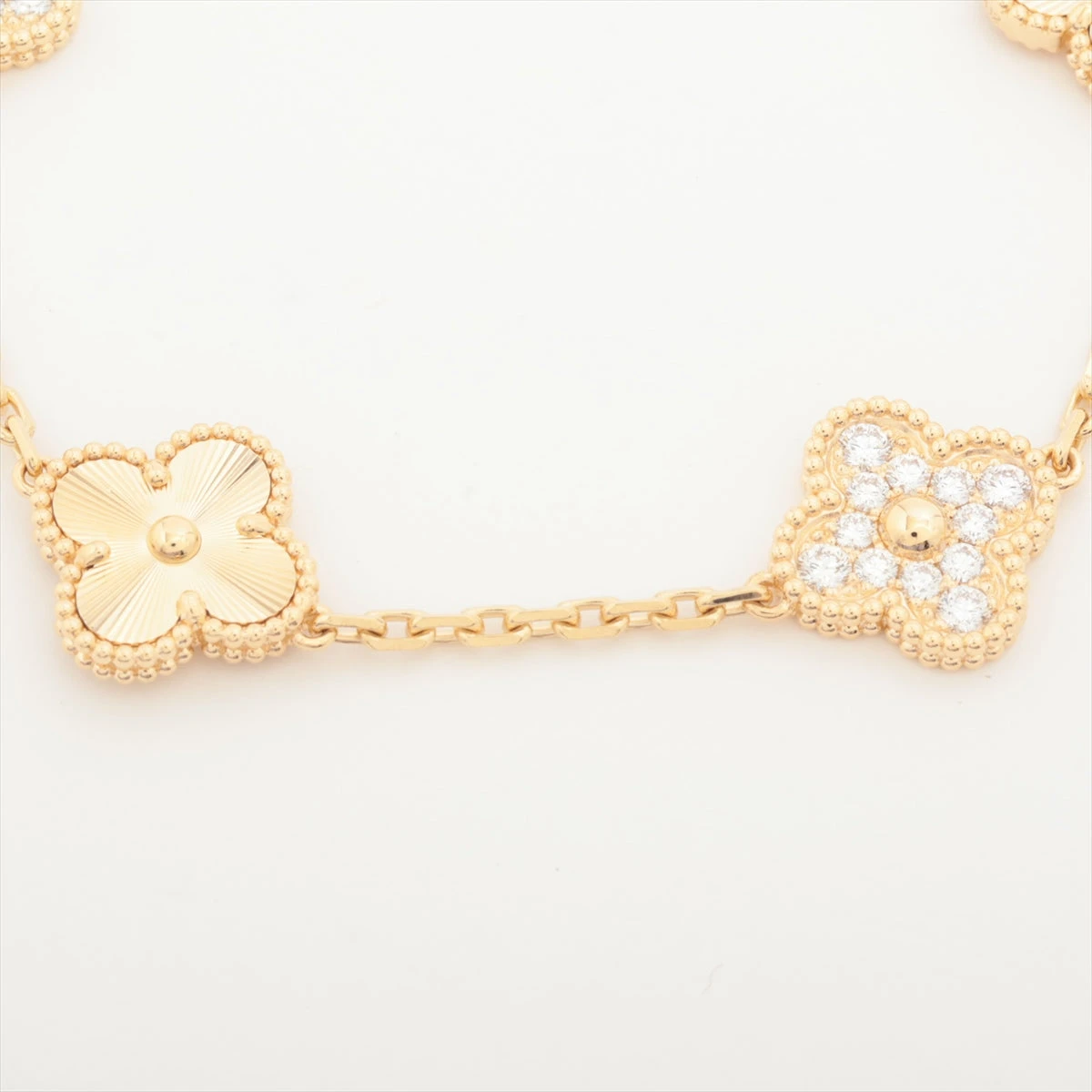 ヴァンクリーフ&アーペル ヴィンテージアルハンブラ 5P ダイヤ