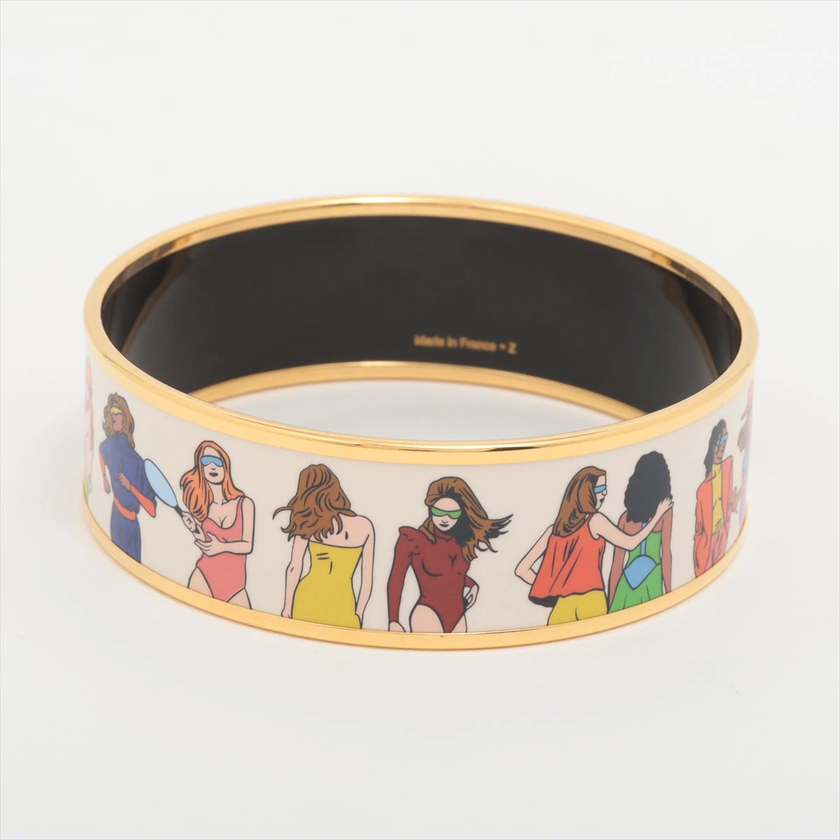 HERMES エルメス エマイユ バングル エルメス エマイユGM バングル GP AP088246｜中古ブランド品