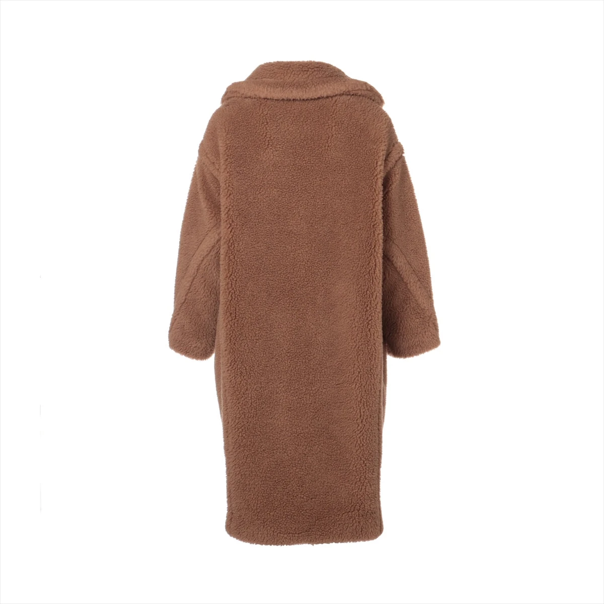 マックスマーラ テディベア キャメル×シルク ロングコート XS