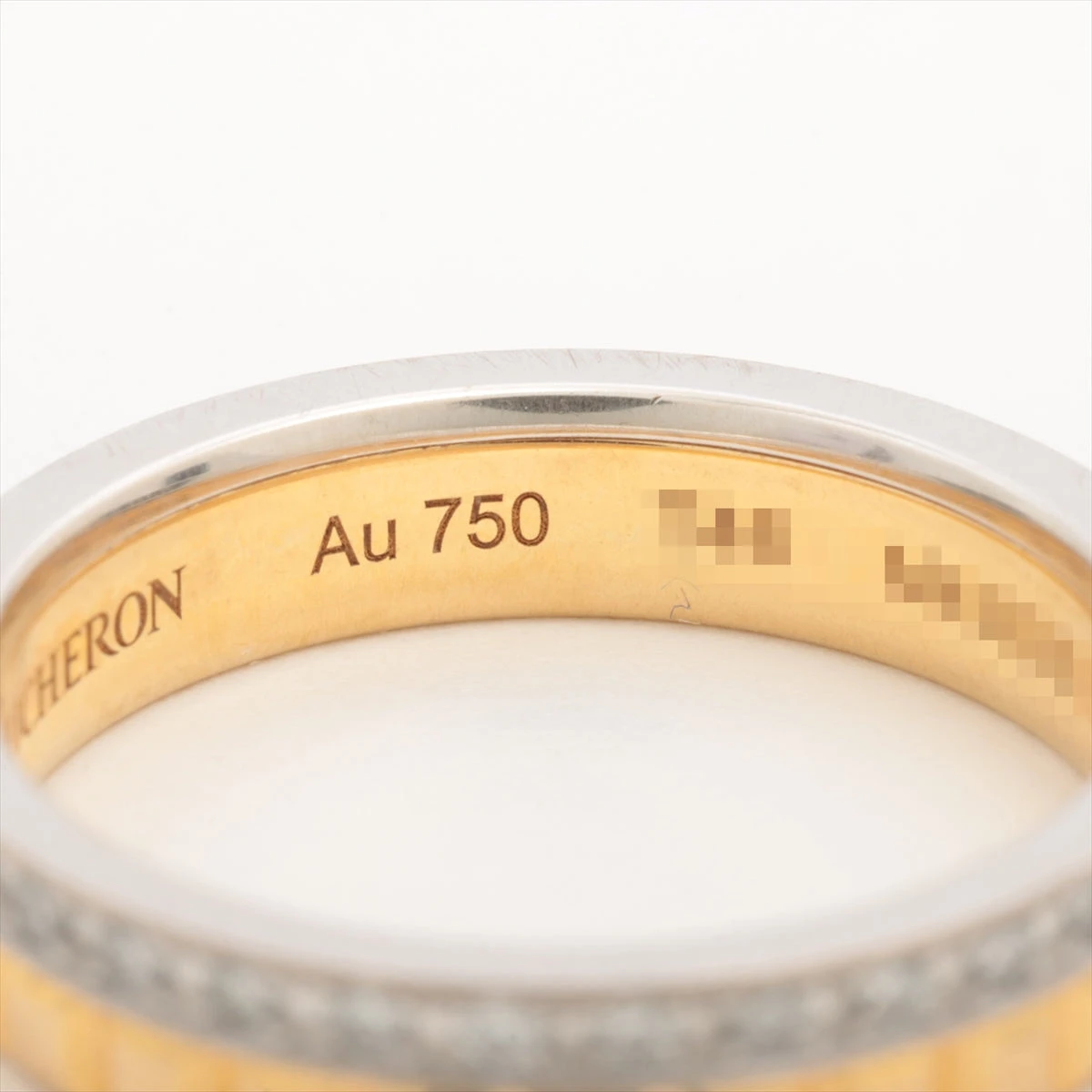 BOUCHERON】キャトル ラディアント クルドパリ リング ハーフ