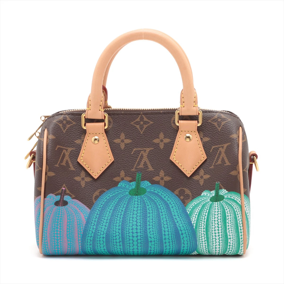 未使用 LV x 草間彌生 モノグラム パンプキン スピーディ M46469 未使用 LV x 草間彌生 モノグラム パンプキン スピーディ M46469