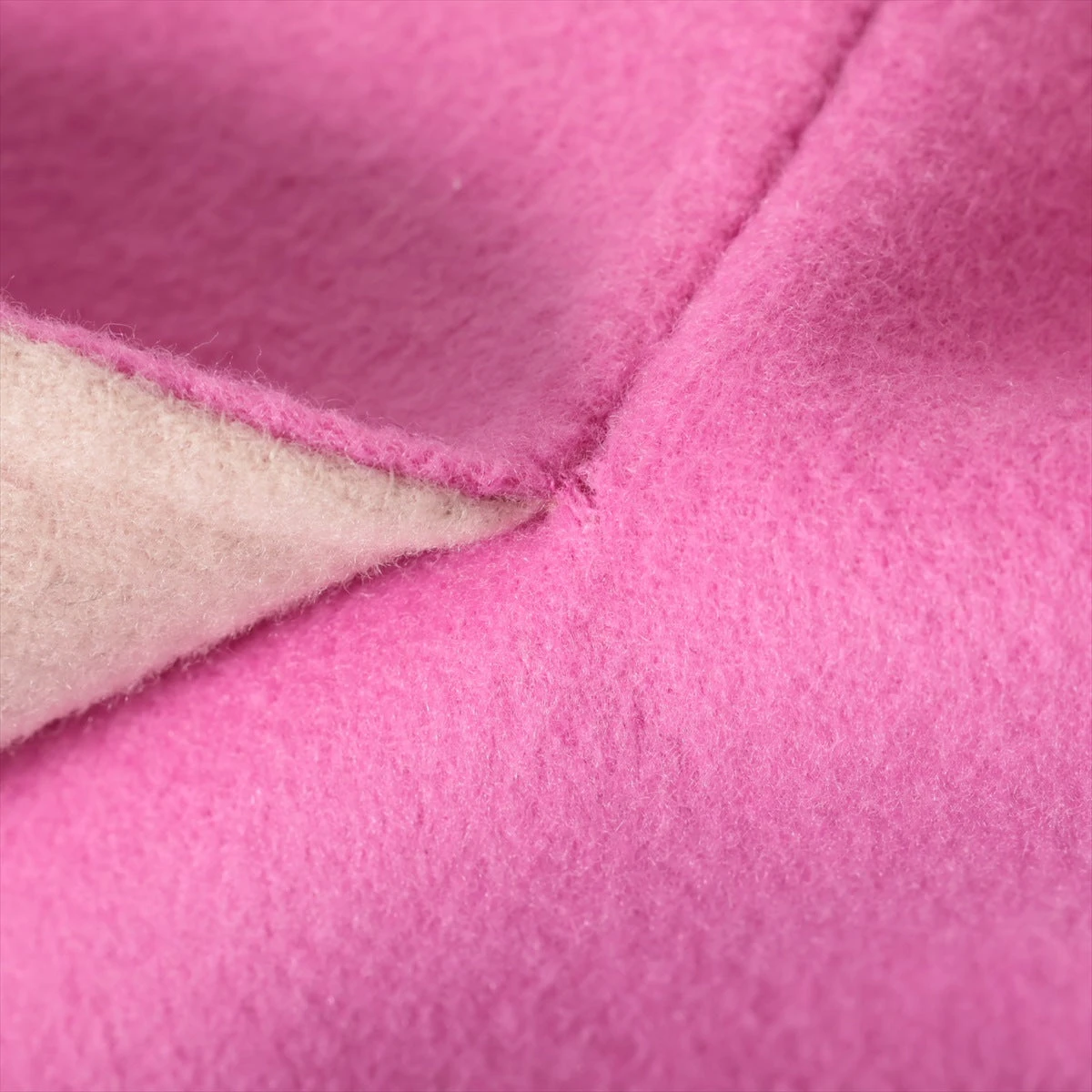 フェンディ 17年 ウール ロングコート 36 レディース ピンク FF8458