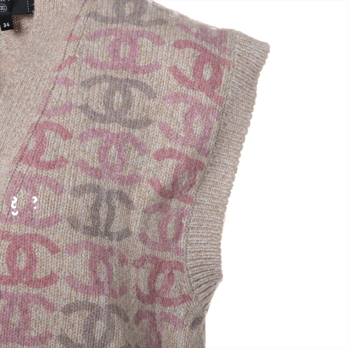 専用CHANEL ヴィンテージ ピュアカシミヤ ココマーク金ボタン ニットベスト 専用CHANEL ヴィンテージ ピュアカシミヤ ココマーク金ボタン