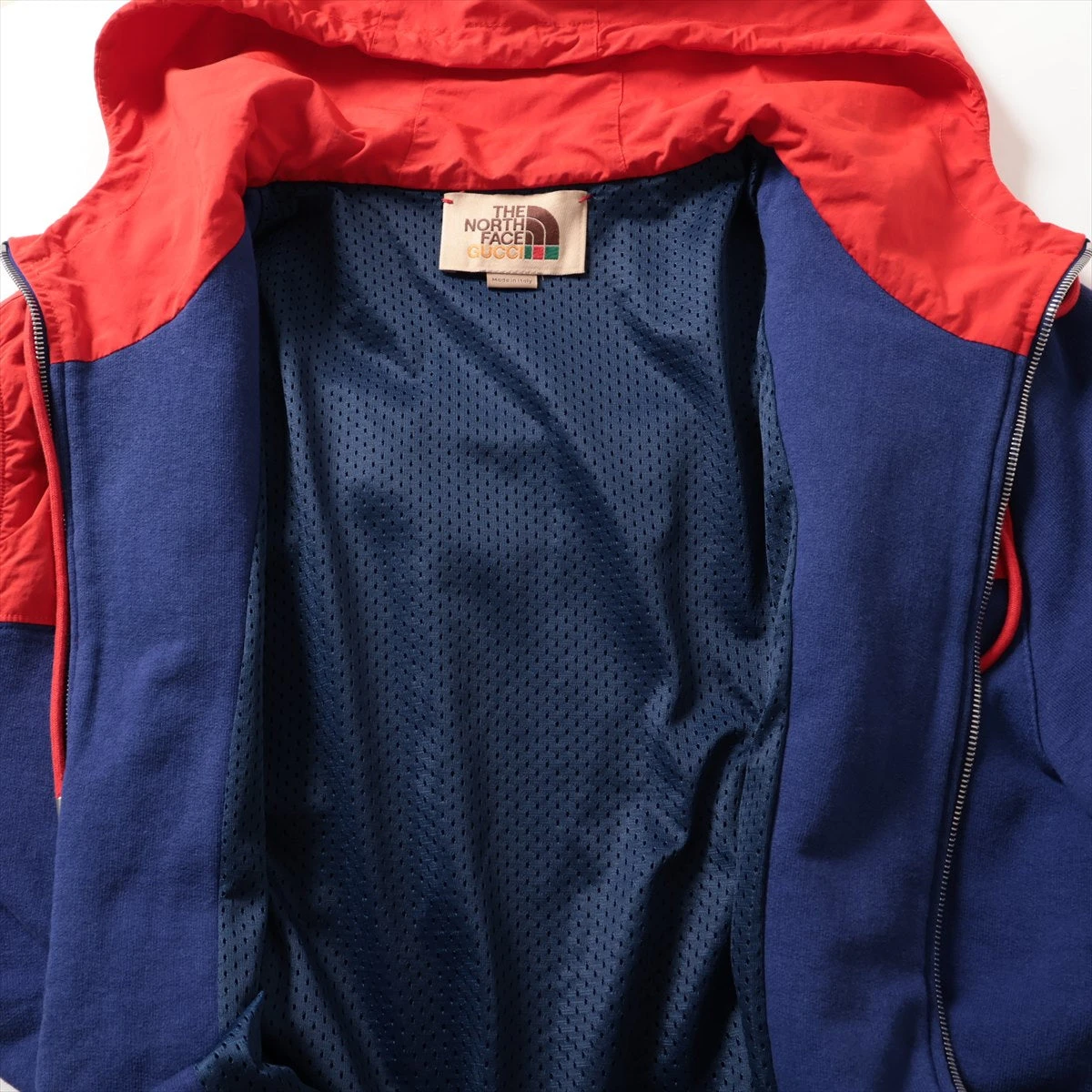 グッチ×ノースフェイス コットン×ナイロン ジャケット L メンズ