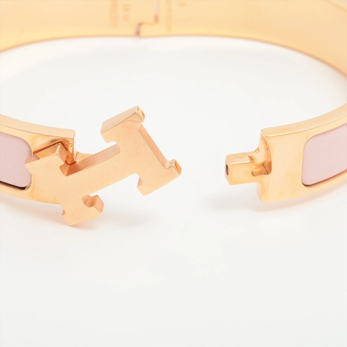 エルメス Hバングル クリッククラックGM ブレスレット GP×エナメル 
