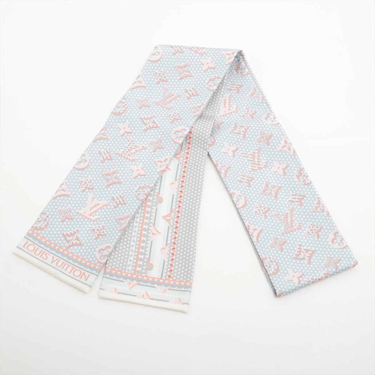 ヴィトン　マフラー ギフトに最適♪ ヴィトン マフラー グレー黒 アクセサリー (Louis