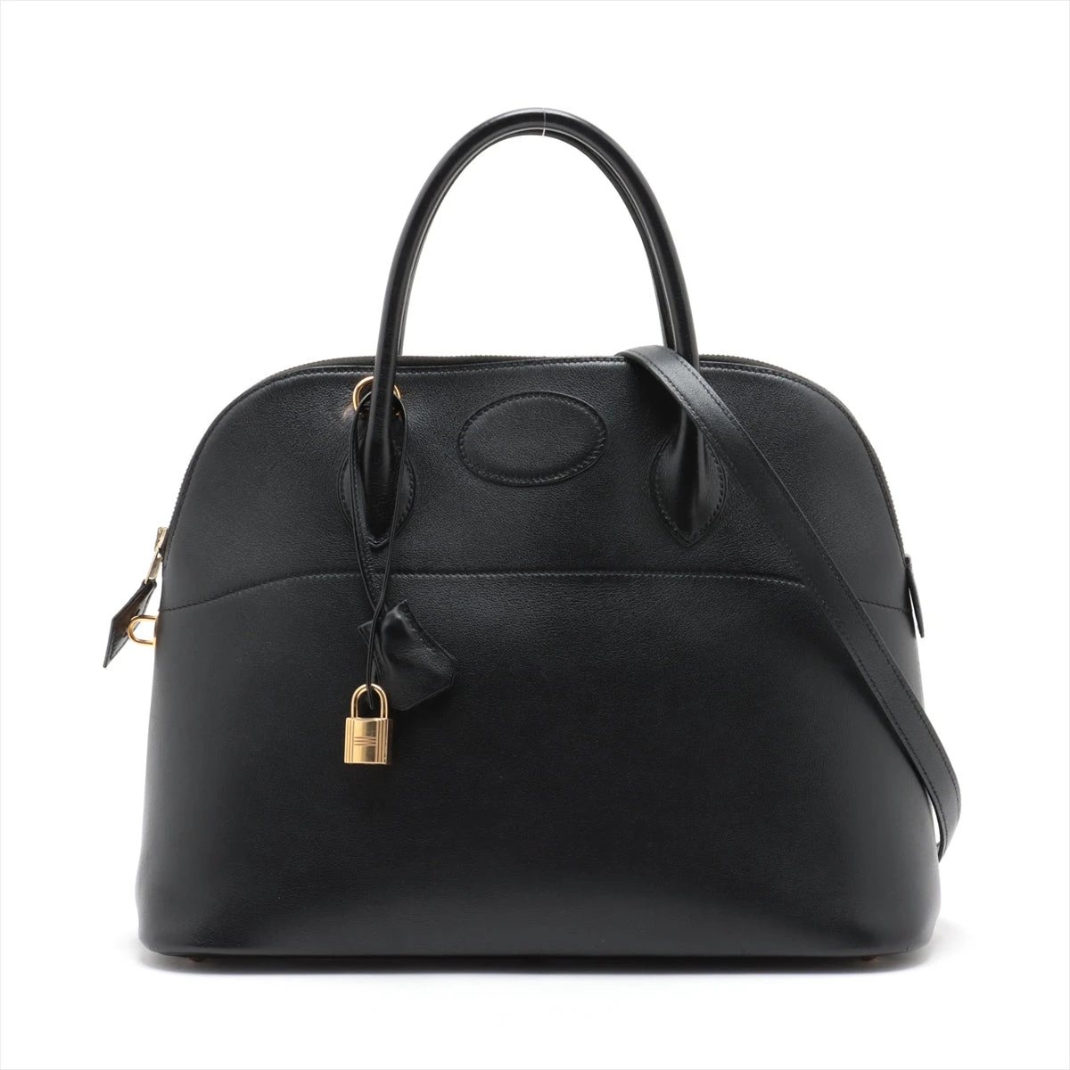 エルメス✨ボリード35✨ボックスカーフ✨ゴールド金具✨ハンドバッグ HERMES エルメス ボリード35 2WAYハンドバッグ フィヨルド