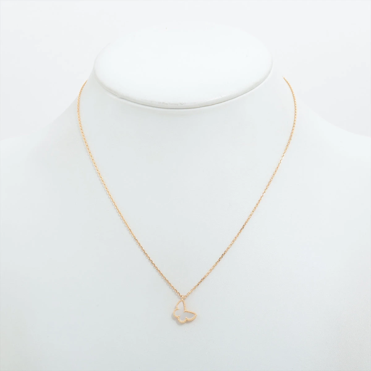 VINTAGE★ パピヨン シェル ネックレス★ABランク Van Cleef & Arpels ヴァンクリーフ＆アーペル ラッキー