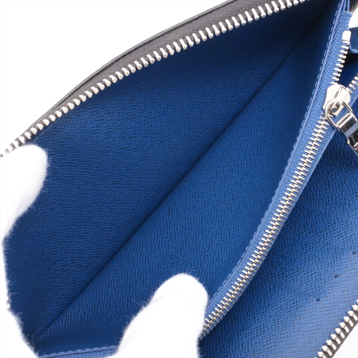 未使用級✨ルイヴィトン タイガラマ ヴェルティカル M30447 コバルト 青 LOUIS VUITTON ジッピーウォレットヴェルティカル M30447