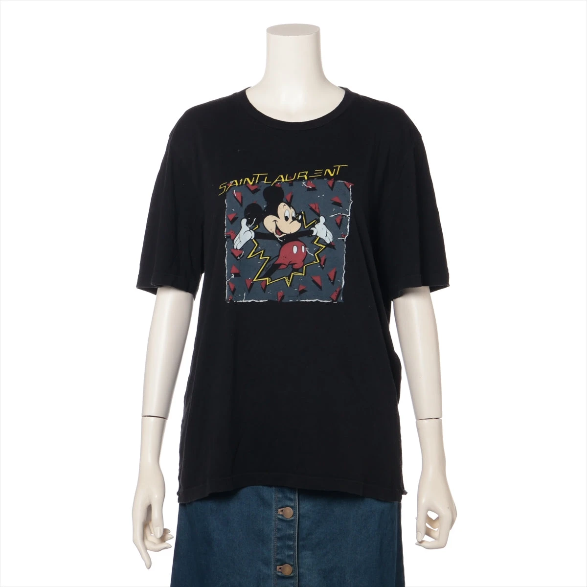 サンローランパリ×ディズニー 20年 コットン Tシャツ XS