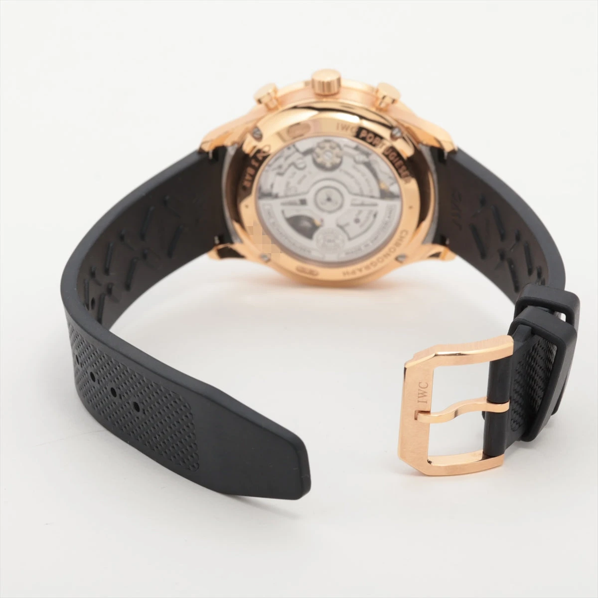 IWC ポルトギーゼ IW371610 PG×ラバー AT グレー文字盤 A3161156｜中古