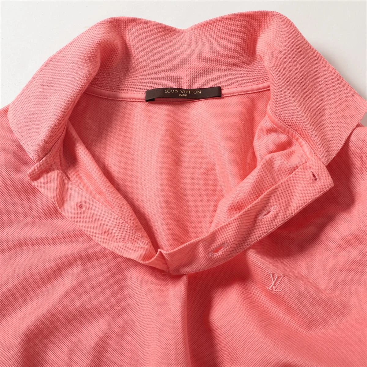 LOUIS VUITTON ピンク ストライプ ポロシャツ M LOUIS VUITTON ピンク ストライプ ポロシャツ M LOUIS VUITTON
