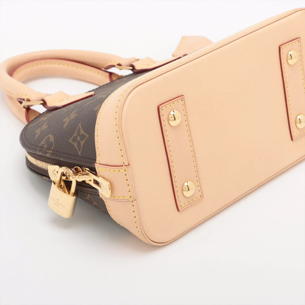 未使用同等品・RFID確認済　LOUISVUITTON ルイヴィトン アルマBB RFID 正規品 ルイヴィトン アルマBB モノグラム バンドー付き