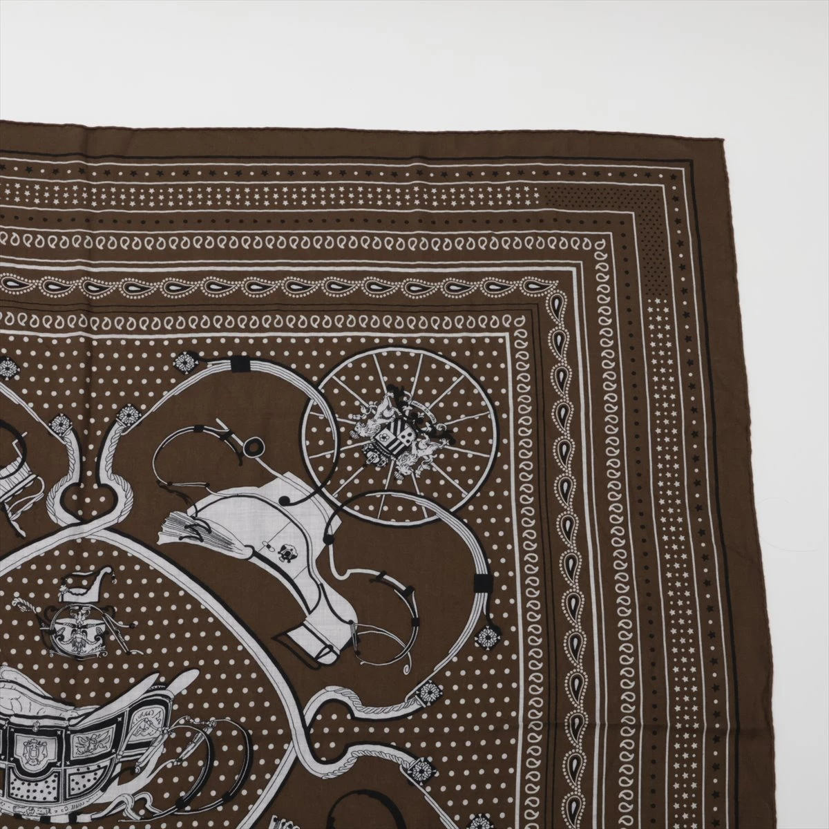 エルメス カレジェアン SPRINGS スプリングス スカーフ カシミヤ