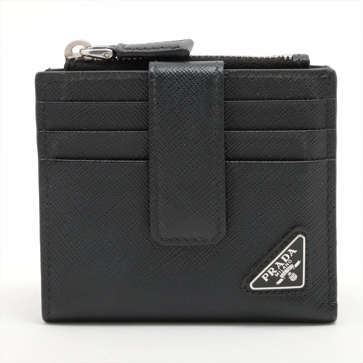 コンパクトウォレット マヤレザー ブラック 中古・古着通販】Maison Margiela (メゾンマルジェラ