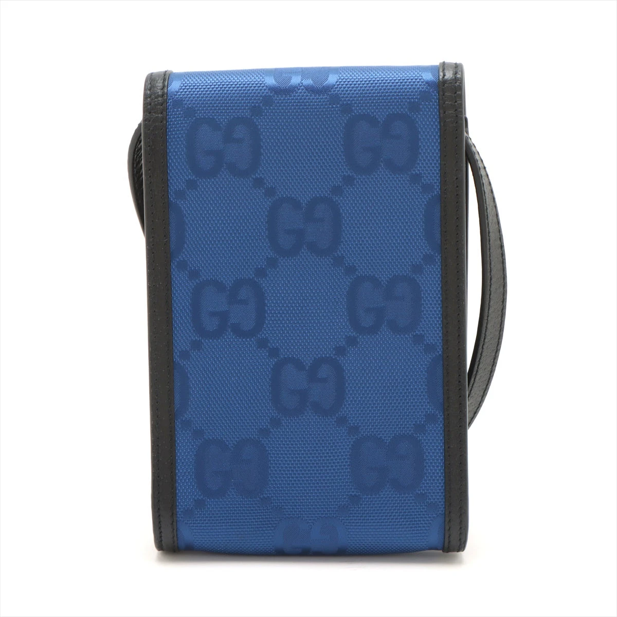 グッチ オフザグリッド ナイロン×レザー ショルダーバッグ