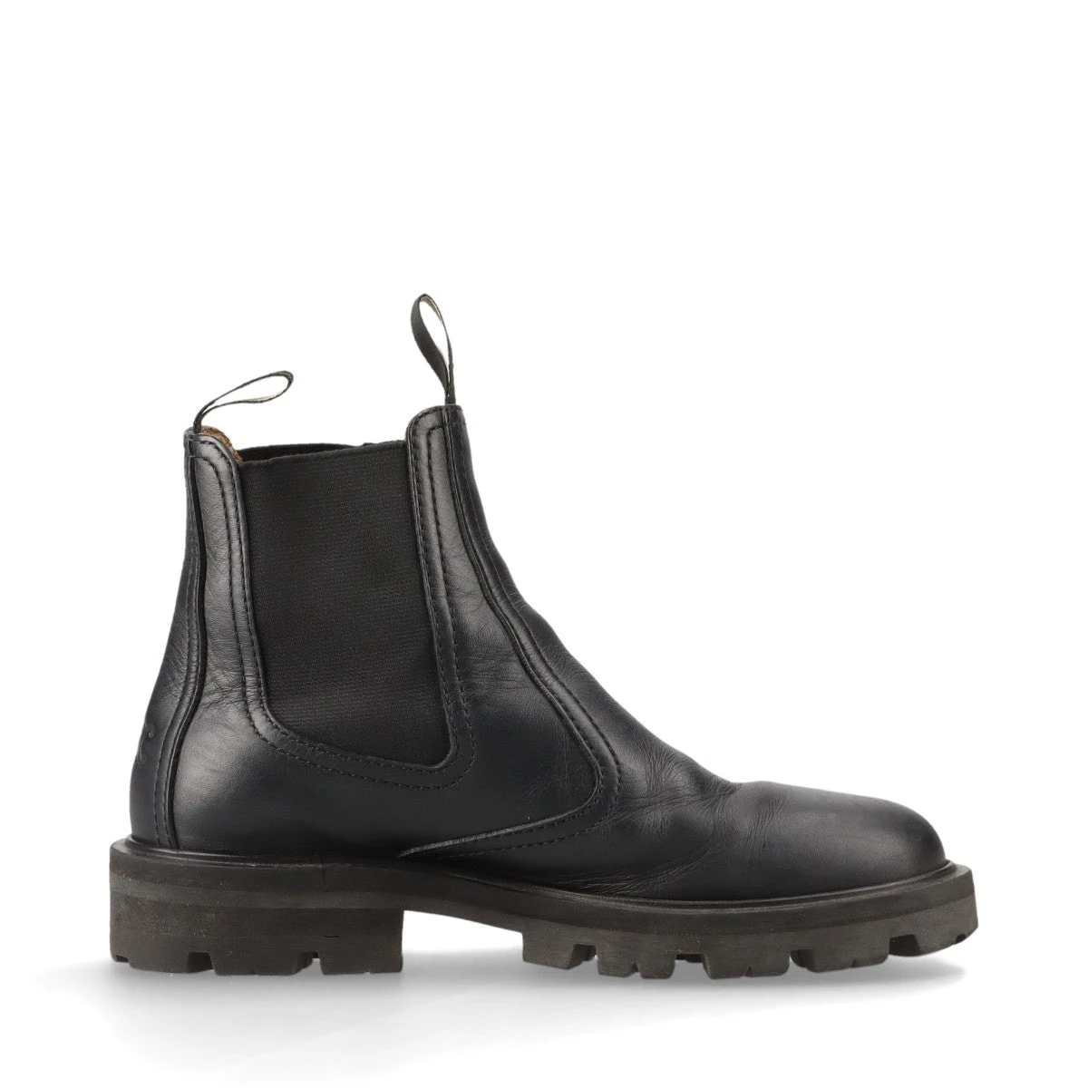 セリーヌ トリオンフ レザー サイドゴアブーツ 36 レディース ブラック