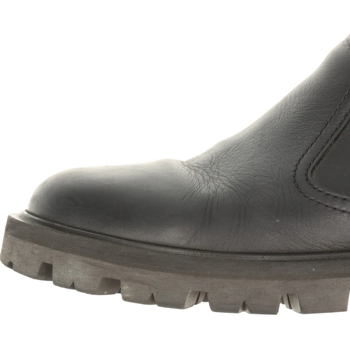 セリーヌ トリオンフ レザー サイドゴアブーツ 36 レディース ブラック