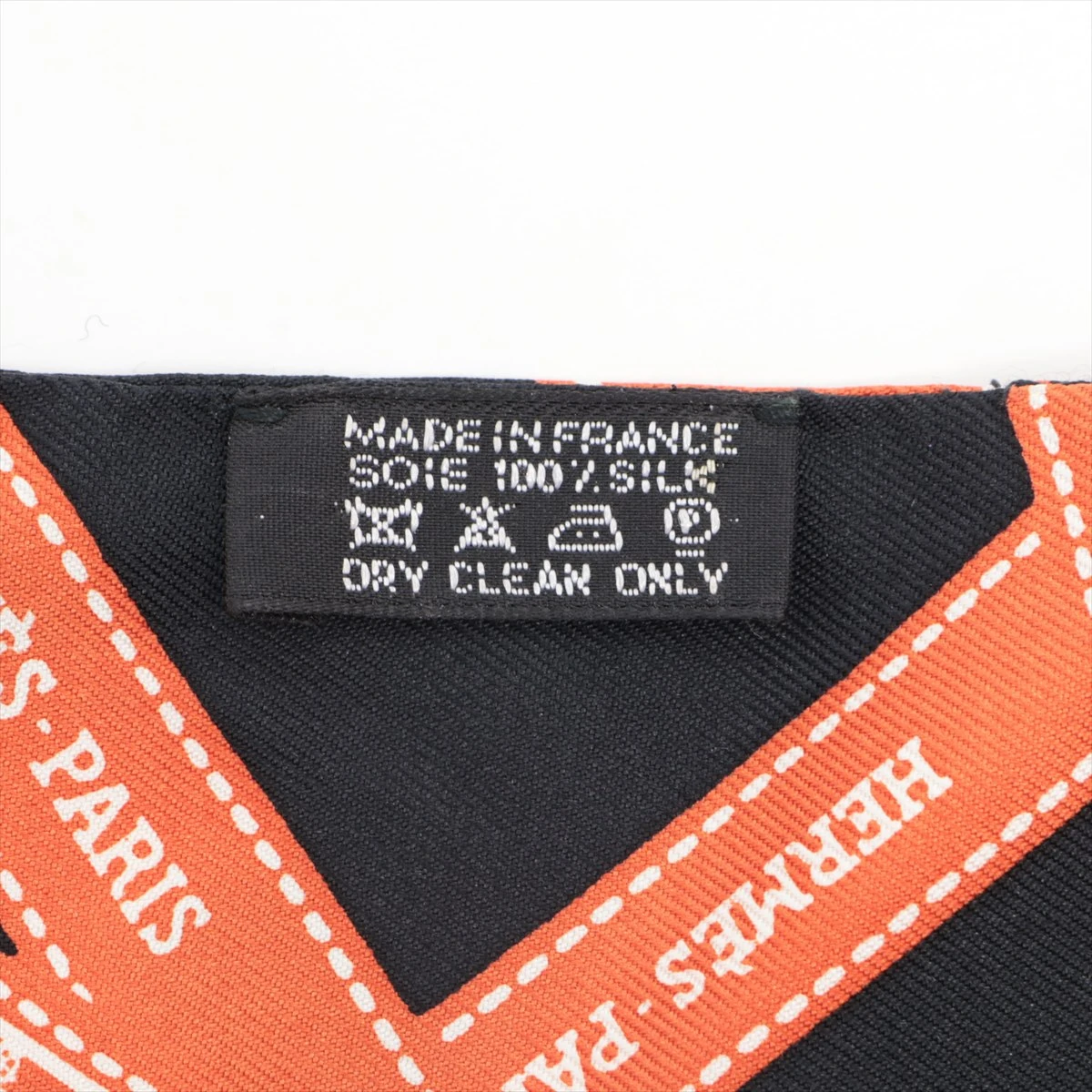 ★HERMES ツイリー　ボルデュック★MADE IN FRANCE★新品未使用 エルメス ツイリー ボルデュック ツイリー シルク ブラック