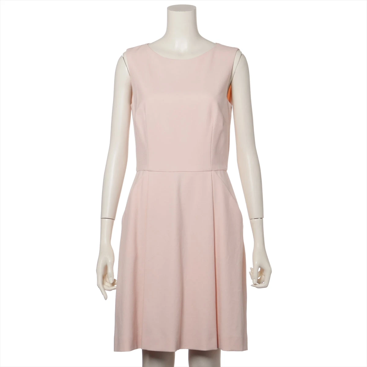 新品✨レッドヴァレンティノ　オールレースノースリーブワンピース　ピンク　40 新品✨レッドヴァレンティノ オールレースノースリーブ