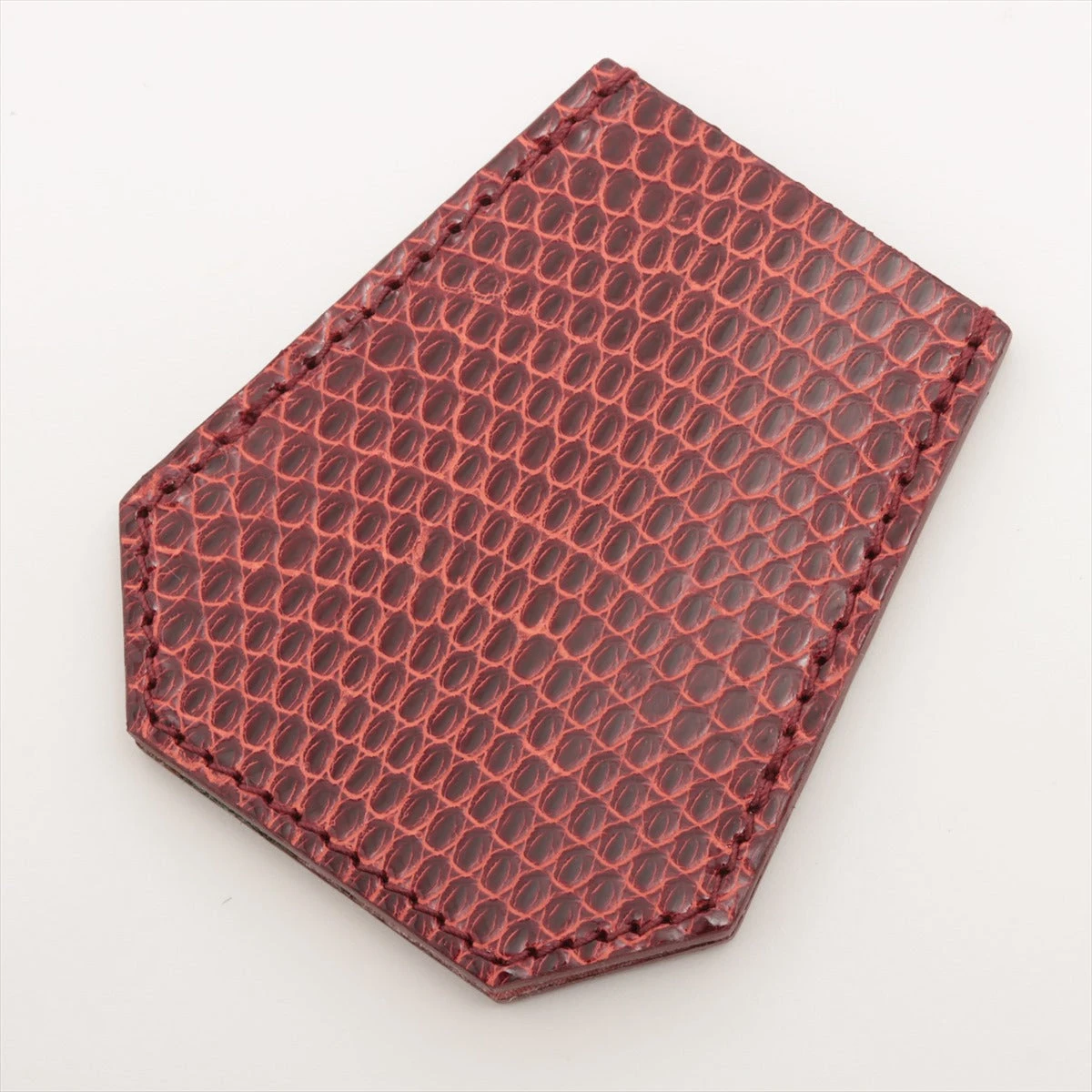 エルメス クロシェット スカーフリング リザード ブラウン YZ065356