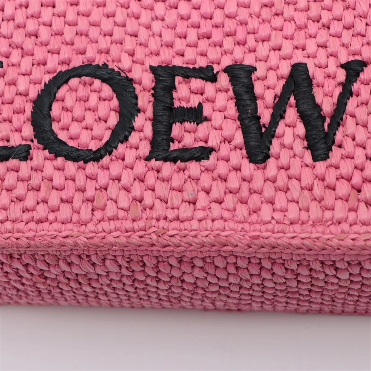 LOEWE ラフィアフォントトート　ミニ（サンセットピンク） 2024夏 ブランドバッグ】ロエベのラフィアバッグに新色サン