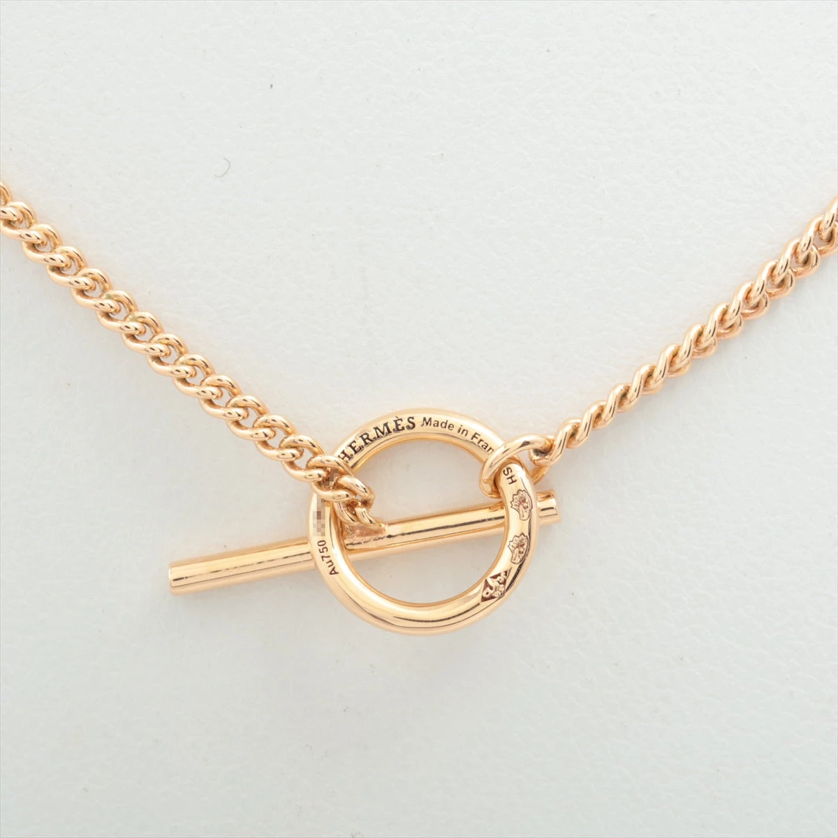 エルメス ネックレス エシャペ K18PG ピンクゴールド HERMES