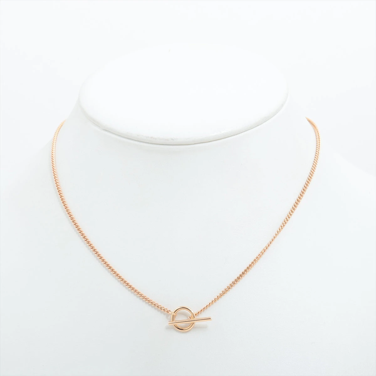 エルメス エシャペ ネックレス LGサイズ 750 PG エルメス エシャペ ネックレス 750(PG) 6.6g VP009265｜中古ブランド品