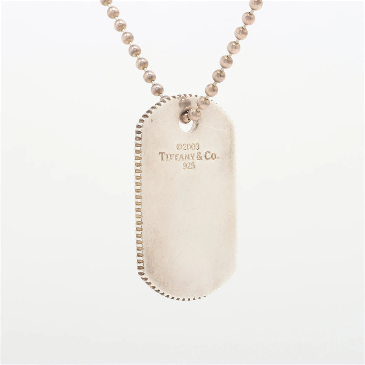 レア Tiffany ドッグタグ ネックレス プレートペンダント スモールサイズ 楽天市場】Tiffany&Co. ティファニー メンズロゴ刻印ドッグタグ
