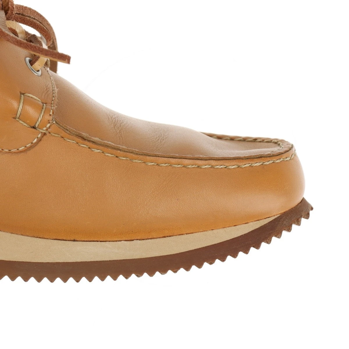 エルメス デッキシューズ 41 エルメス レザー デッキシューズ 41.5 メンズ ブラウン ソルド品