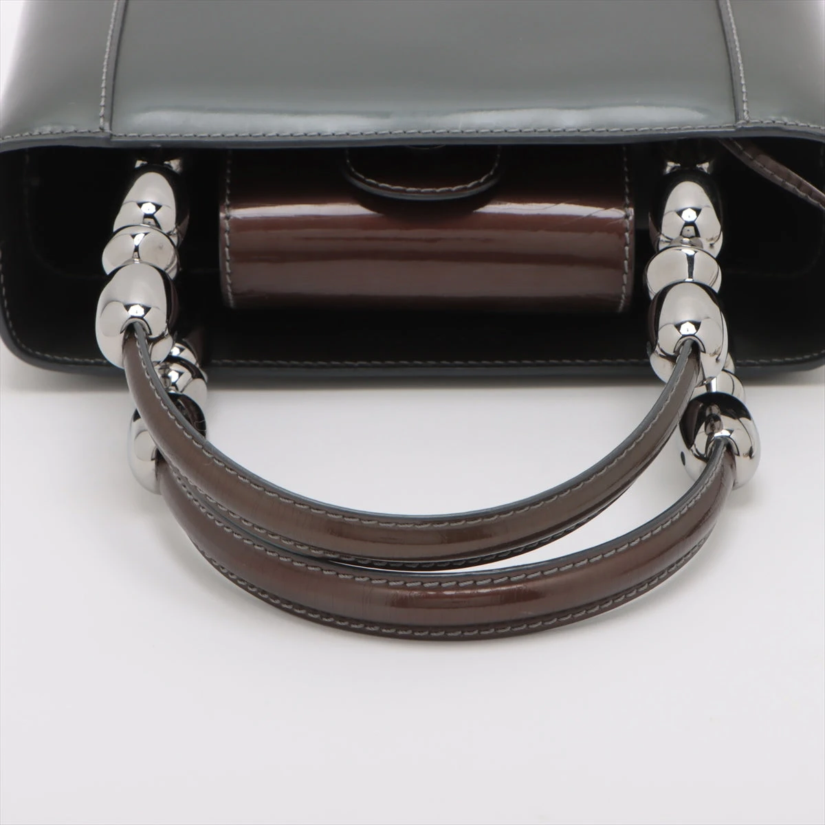 Dior ディオール ハンドバッグ マリスパール パテントレザー ブラック Christian Dior】クリスチャン・ディオール マリスパール