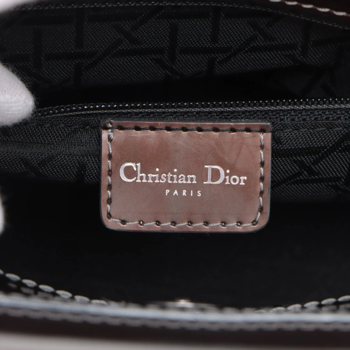 クリスチャンディオール マリスパール パテントレザー 2WAY