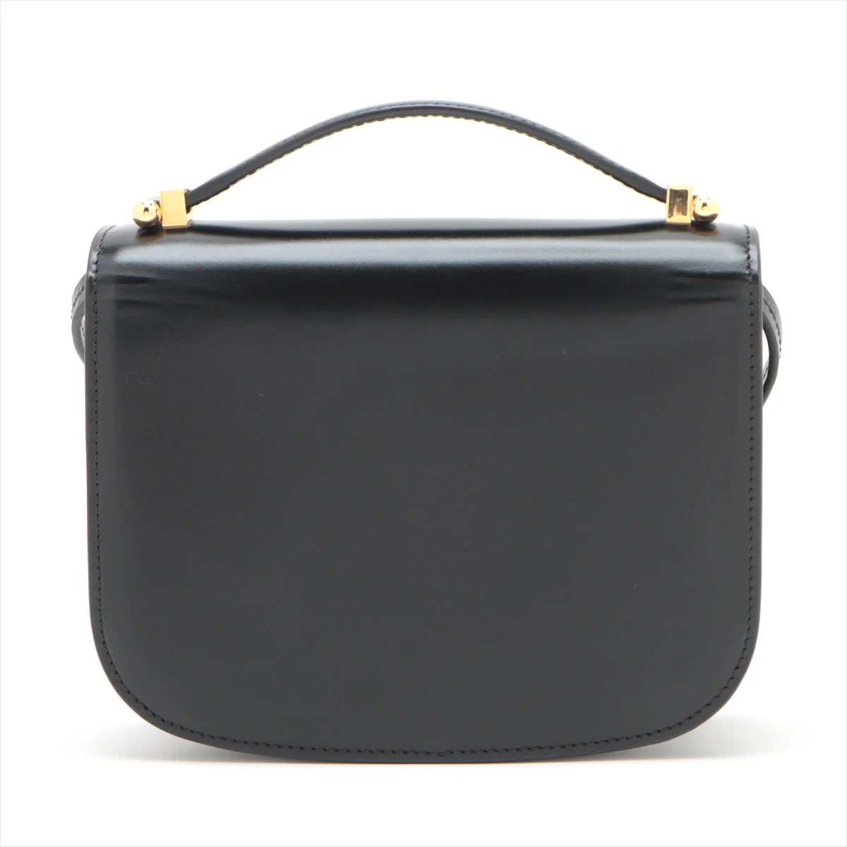 ジルサンダー カーフレザーショルダーバッグ ブラック JIL SANDER(ジルサンダー) / レザーショルダーバッグ/レザー