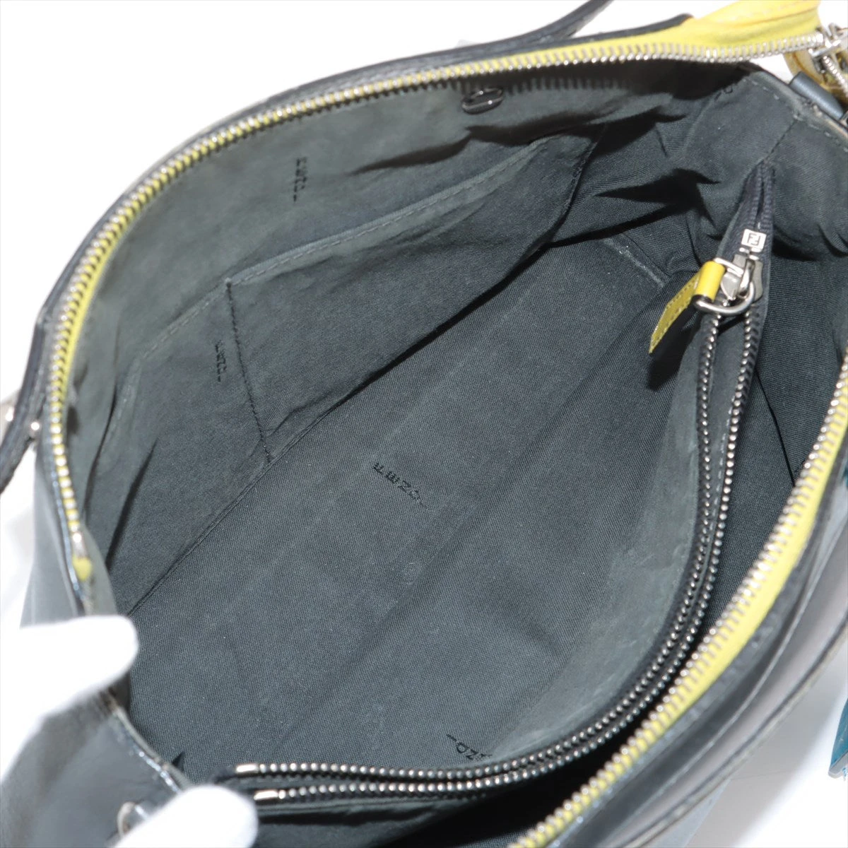 極美品 FENDI バイザウェイ モンスター 3way ハンドバッグ ミディアム 新品同様】FENDI バイザウェイミディアム 3wayバッグ ブラック