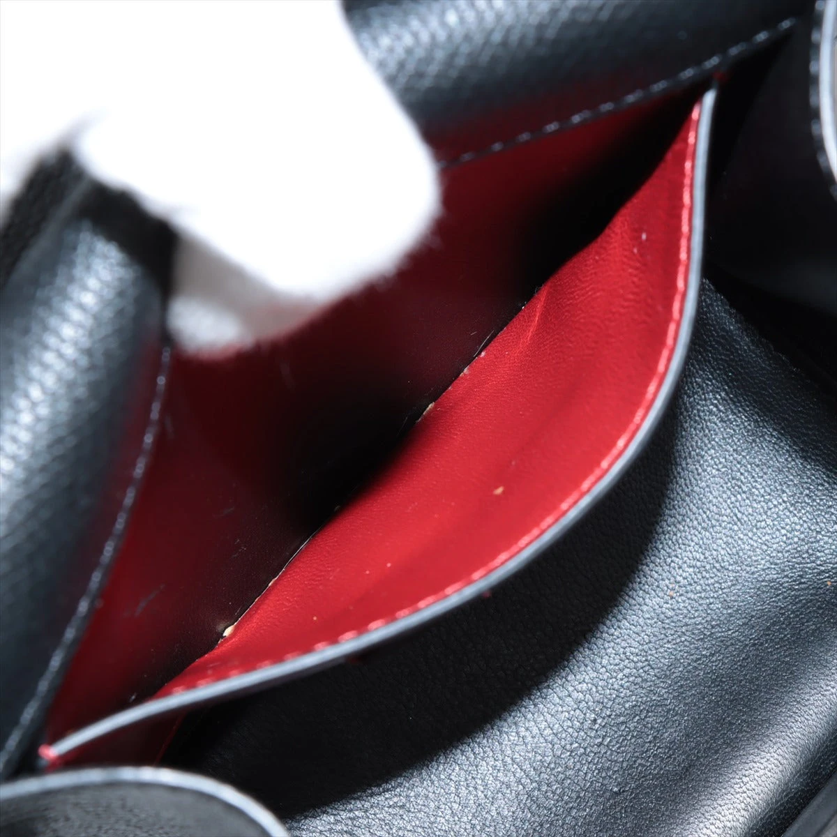 PRADA ヴィンテージ レザー ショルダーバッグ 鞄 黒 レディース