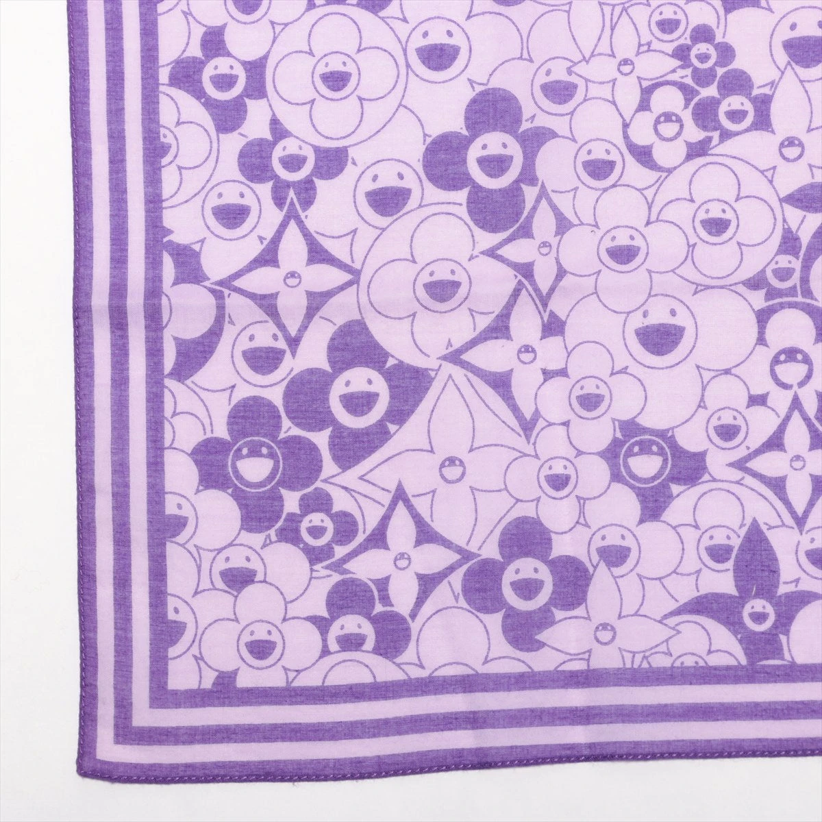 村上隆コラボ】ルイヴィトンLouis vitton ハンカチ カイカイキキ