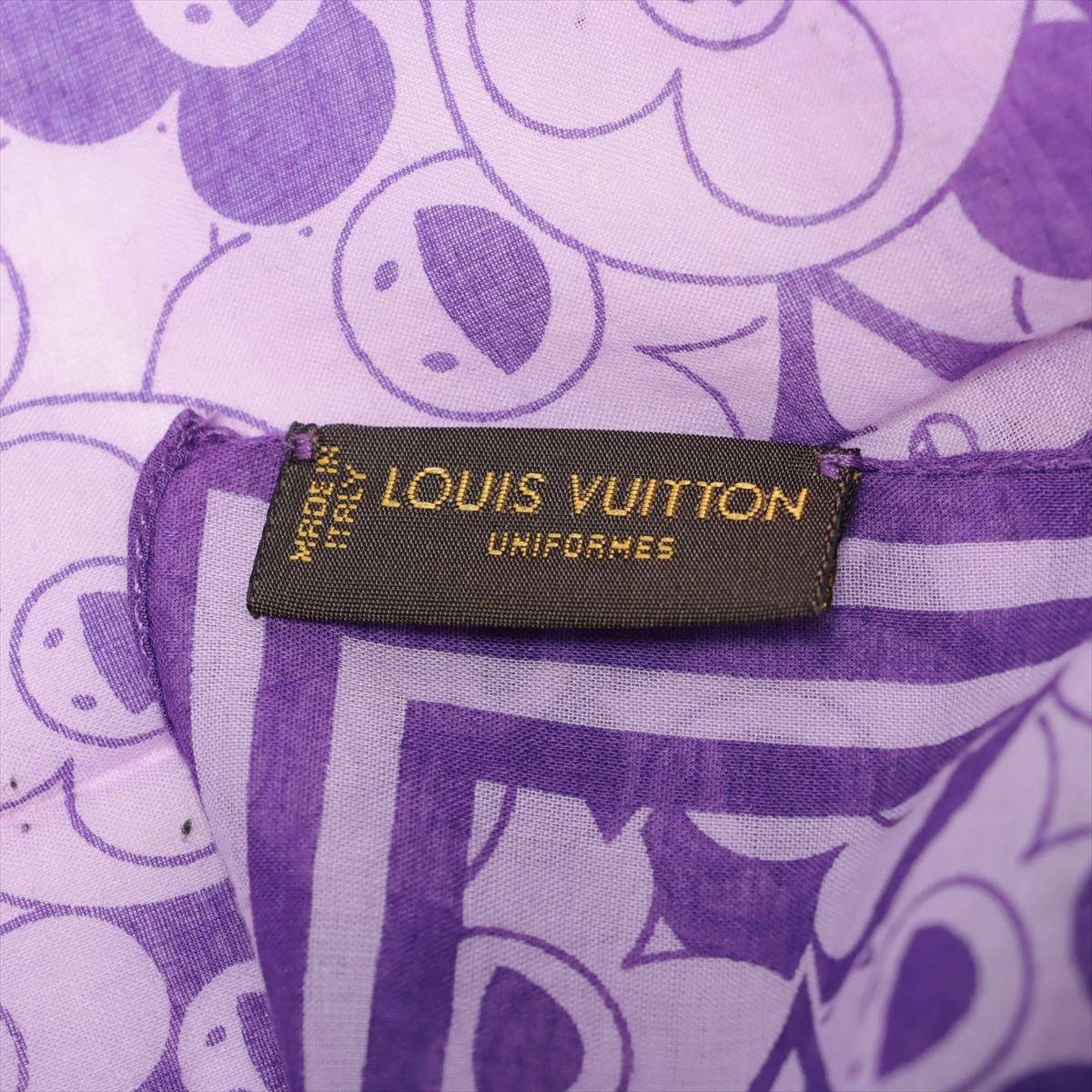 希少 リング付き 2003 村上隆 ヴィトン vuitton スカーフ 映え柄