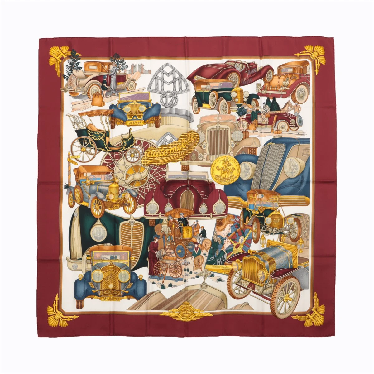 エルメス シルク スカーフ ST.CHRISTOPHE ET L’ENFANT JESUS エルメス カレ90 ST.CHRISTOPHE ET L'ENFANT JESUS オート