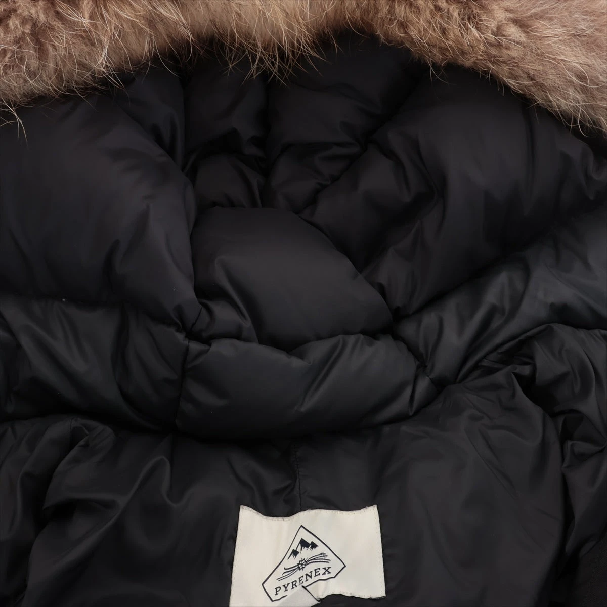 PYRENEX ブラック ダウンジャケット 36 ピレネックス PYRENEX ダウンジャケット アデル 2 DOWN JACKET