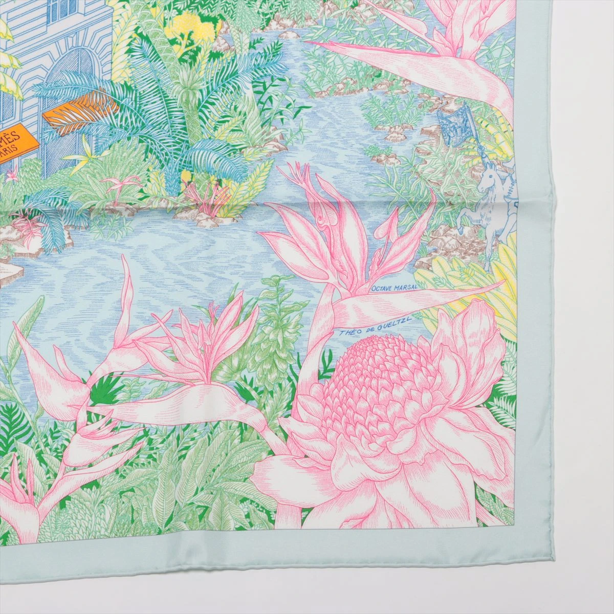 エルメス カレ90 Faubourg Tropical フォーブル トロピカル