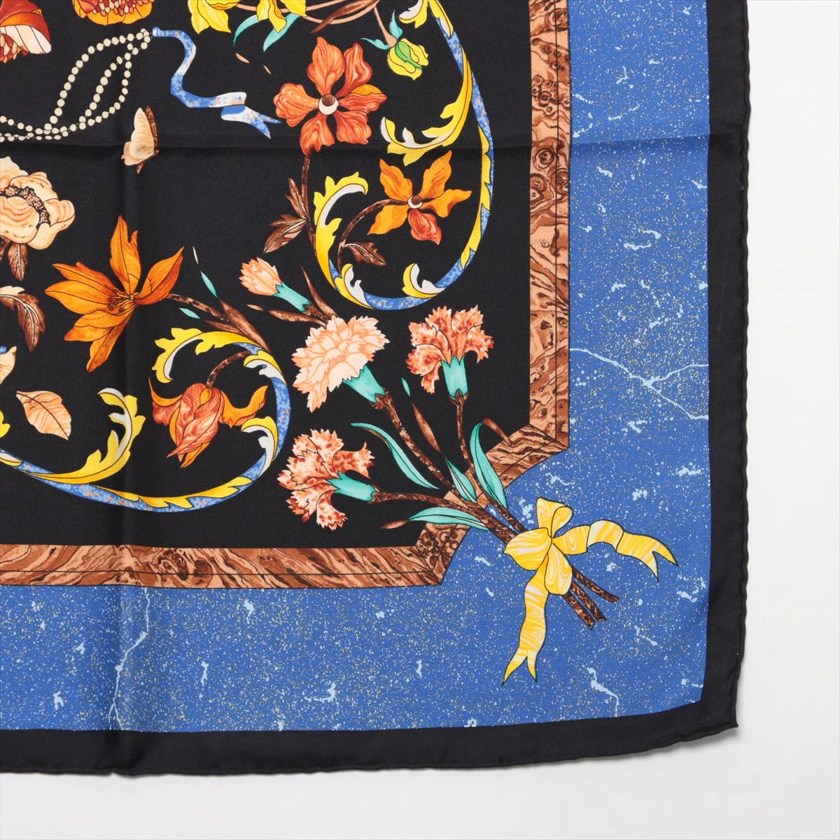 ☆極美品☆エルメス　カレ90　PIERRESd'ORIENT　東洋の石 ブルー系 HERMES エルメス カレ90 PIERRES d' ORIENT et OCCIDENT 東洋の