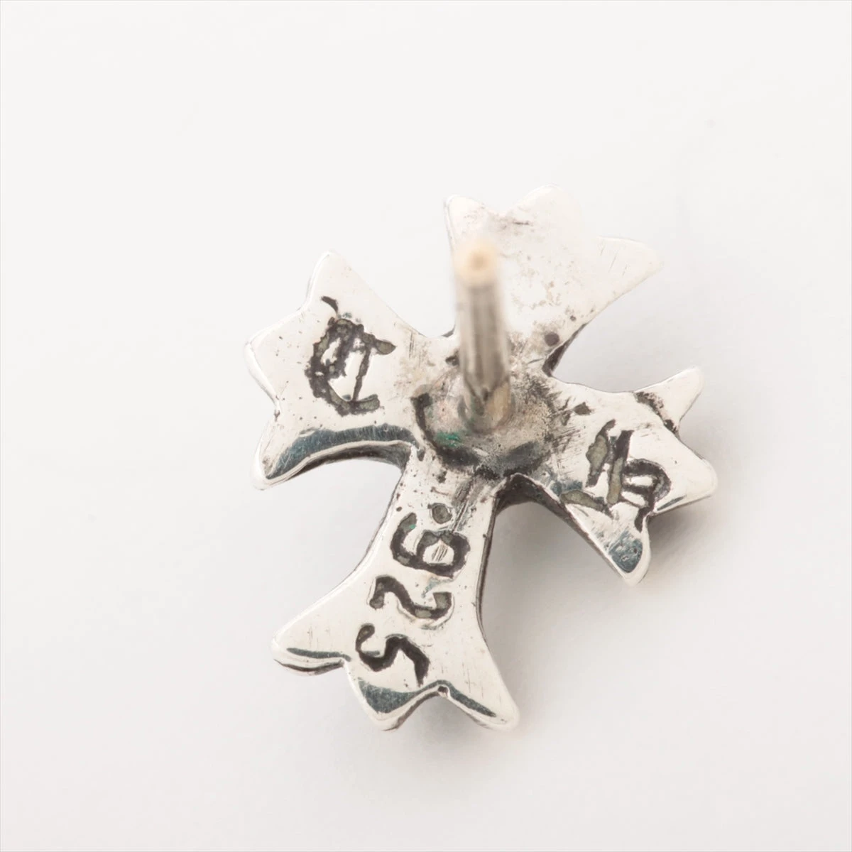 クロムハーツ　CHクロススタッド　両耳 CHROME HEARTS クロムハーツ ドロップ スタック CHクロス ピアス
