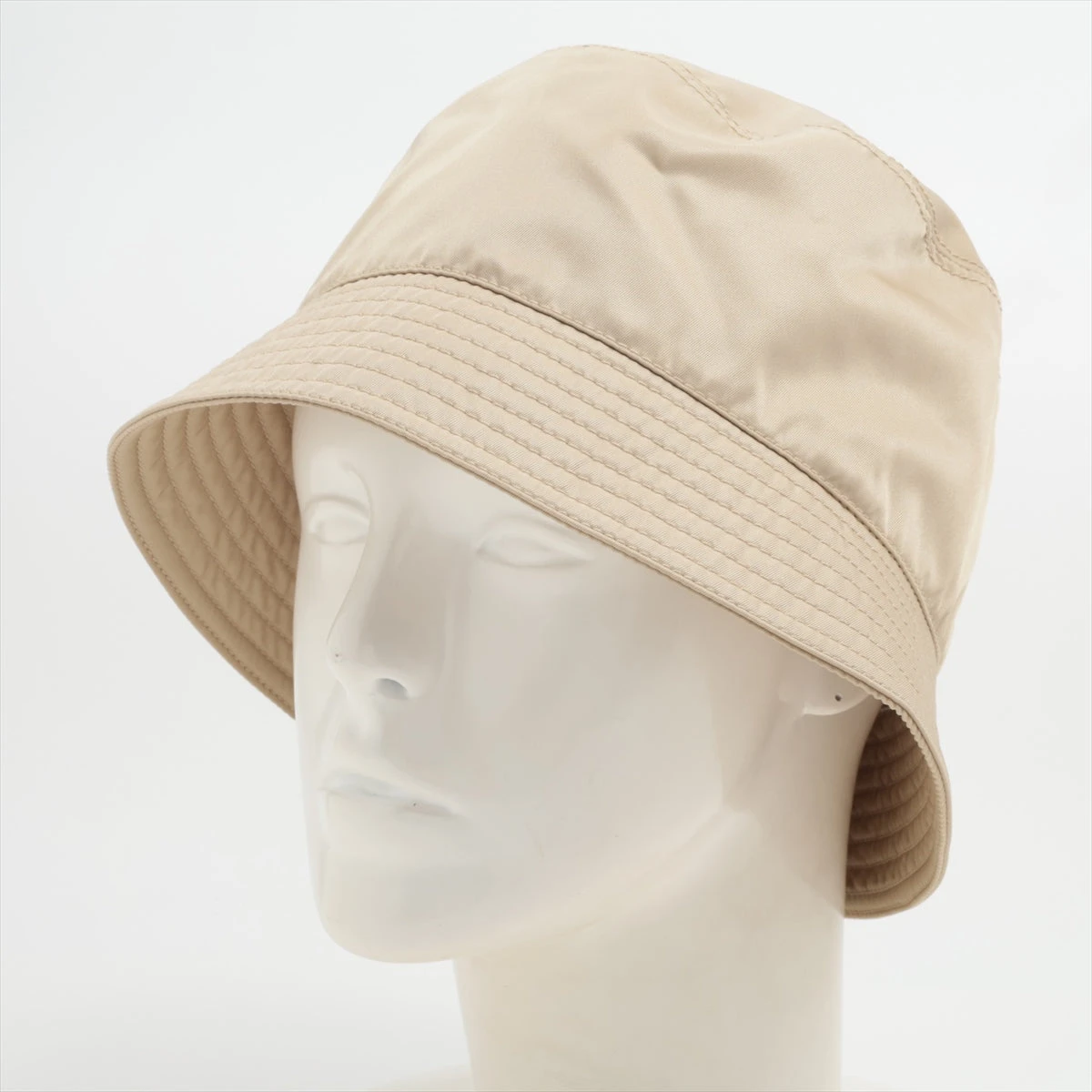 プラダ 21SS Re-Nylon バケットハット ベージュ ナイロン L 【公式通販】