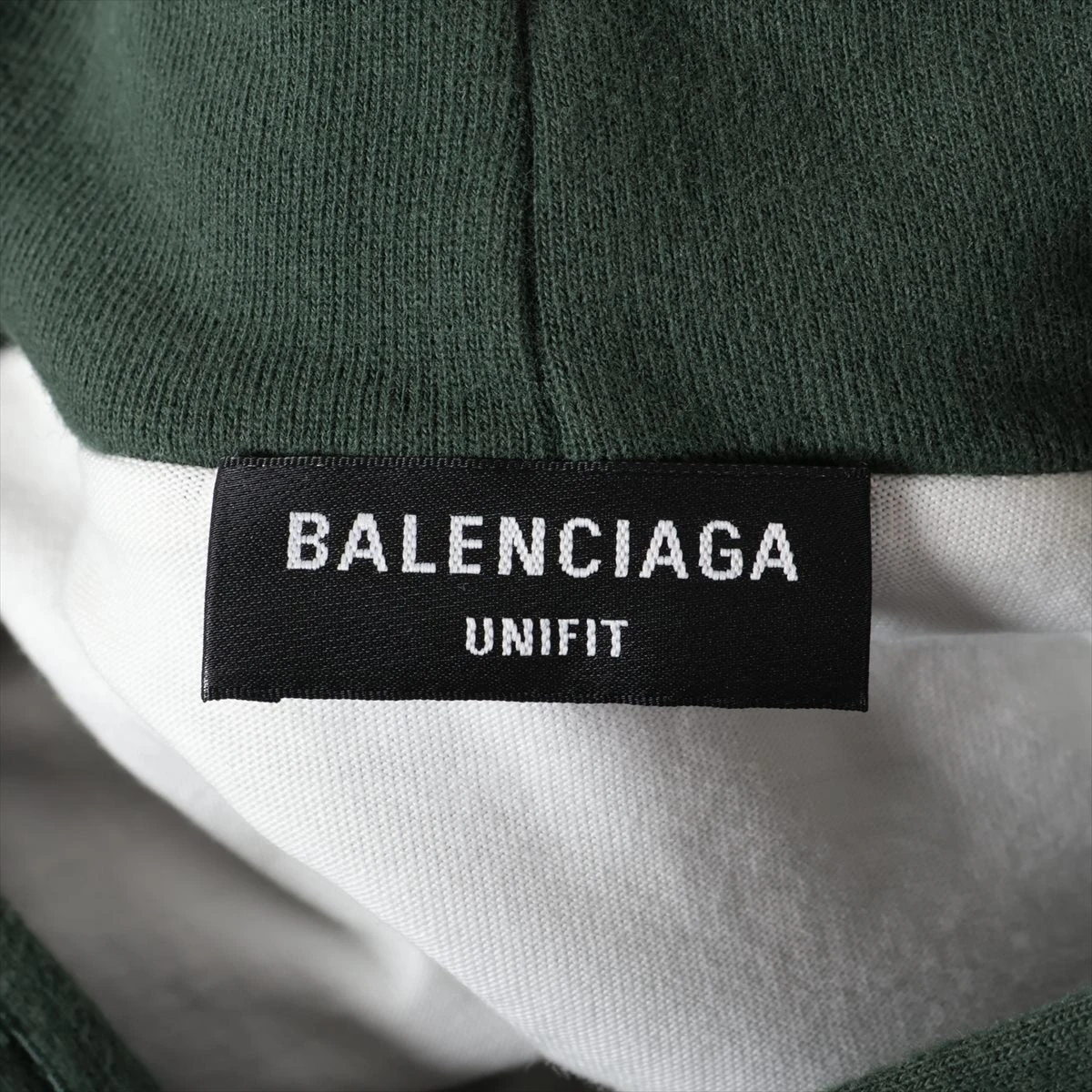 バレンシアガ 21年 コットン パーカー S メンズ グリーン 659403