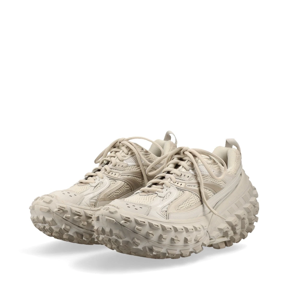 バレンシアガ ディフェンダー メッシュ×ラバー スニーカー 40 メンズ