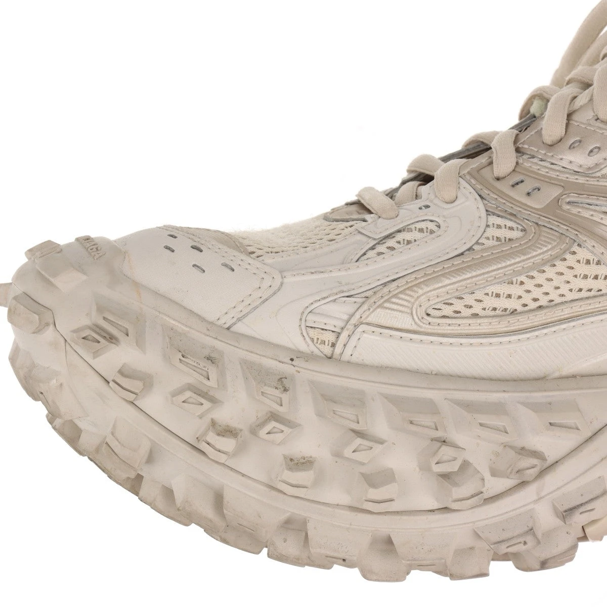 バレンシアガ ディフェンダー メッシュ×ラバー スニーカー 40 メンズ