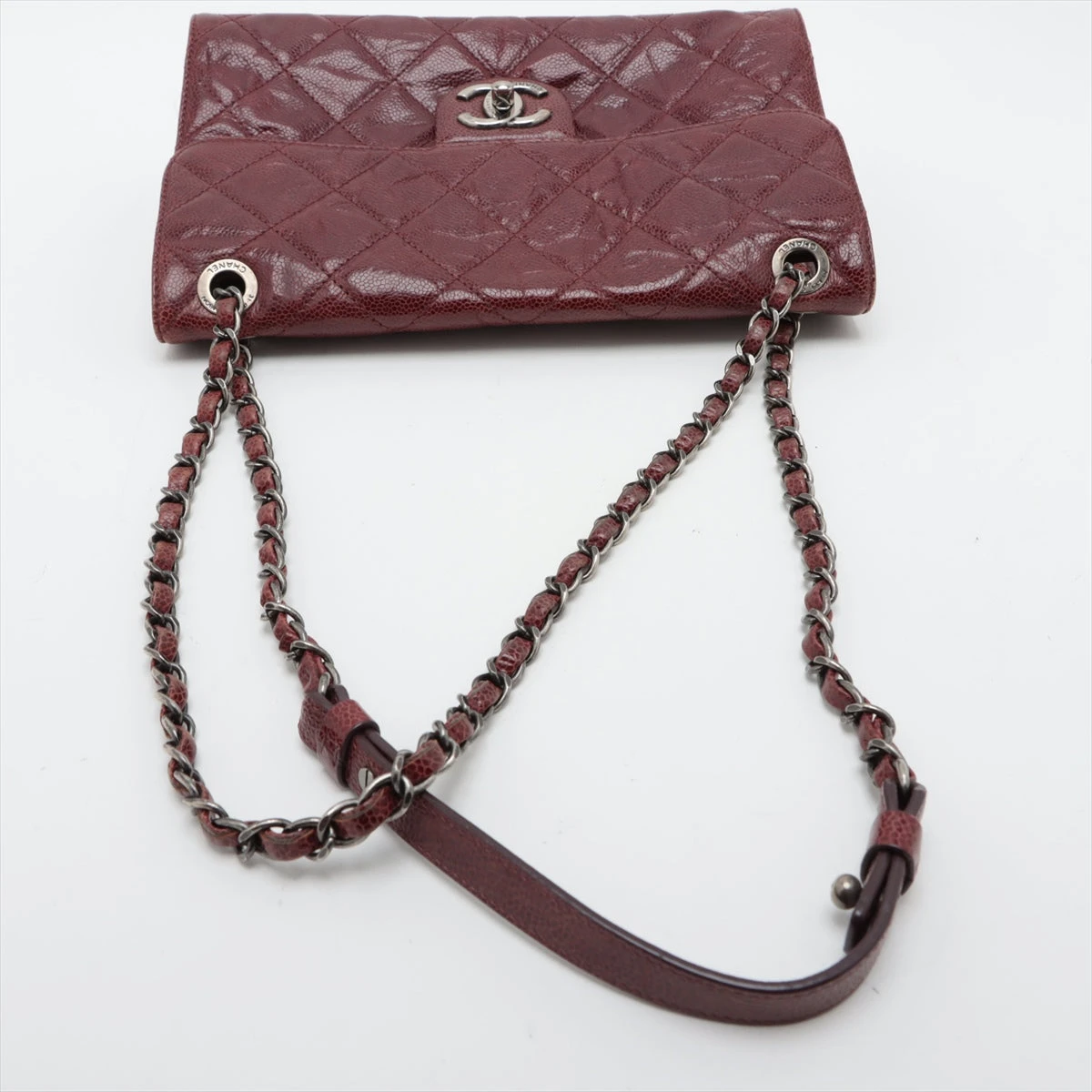 シャネル CHANEL チェーンショルダー ショルダーバッグ キャビアスキン