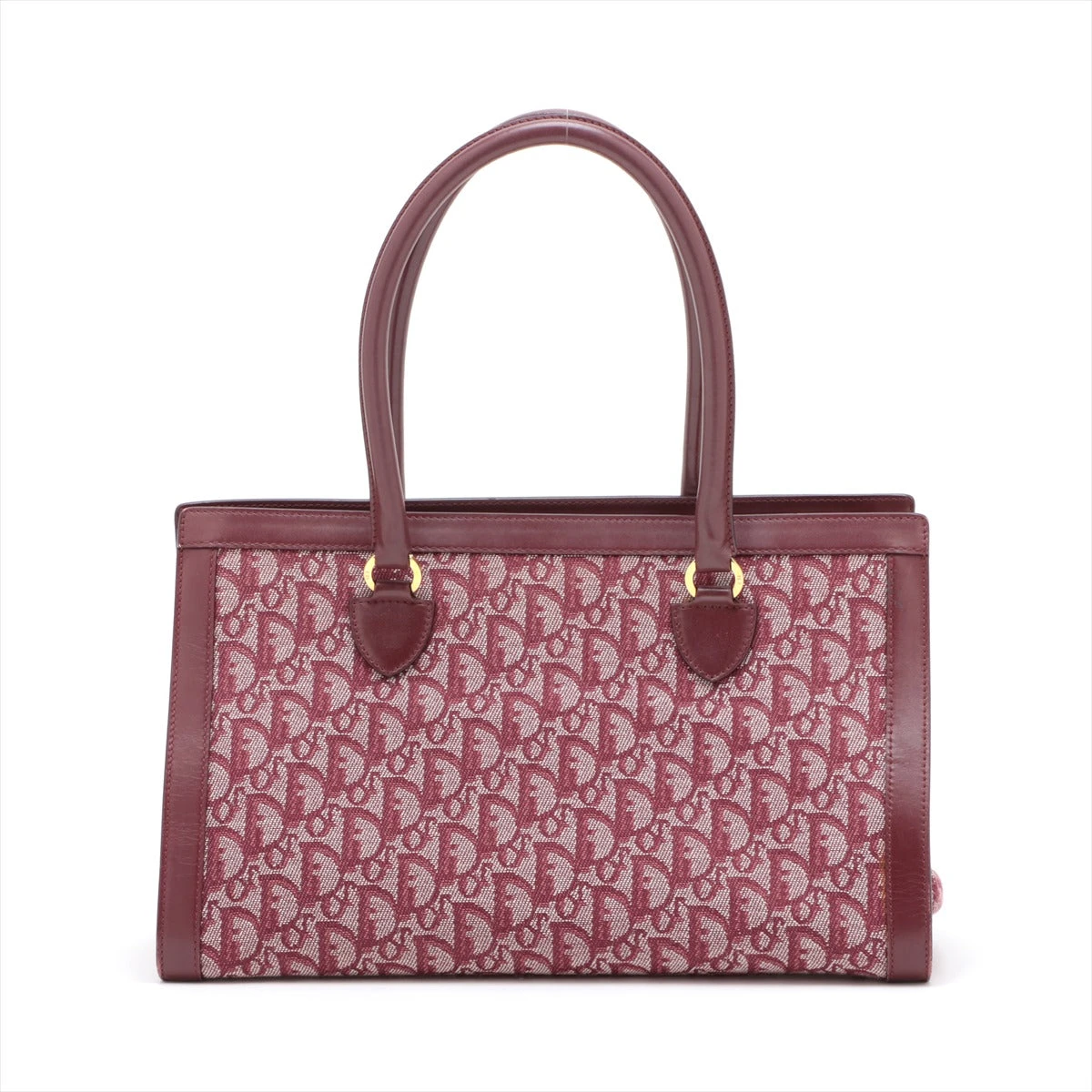 クリスチャンディオール トロッター キャンバス×レザー ハンドバッグ